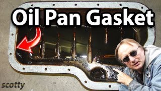 How to Replace a Leaking Oil Pan Gasket in Your Car [upl. by Wolford413]