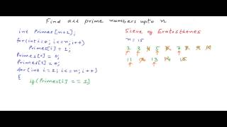 Finding Prime numbers  Sieve of Eratosthenes [upl. by Ojadnama427]