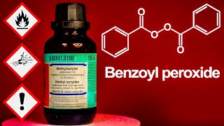 Benzoyl peroxide FreeRadical polymerization [upl. by Aynek176]