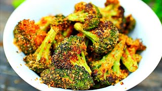 The Best Roasted Broccoli with Garlic and Parmesan  Easy Roasted Broccoli Recipe [upl. by Maxima253]