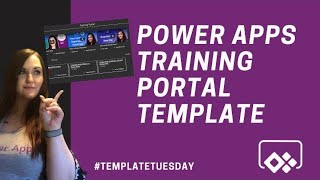 PowerApps Training App Template [upl. by Narmak20]