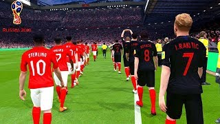 Croatia vs England  FIFA World Cup Russia 11 July 2018 Gameplay [upl. by Sairacaz245]