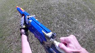 OVER 450 FPS Nerf Mod  LS4B custom quotSniper Riflequot [upl. by Yc]