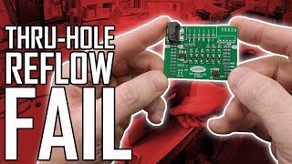 ThroughHole Reflow Soldering and Ultrasonic PCB Cleaning [upl. by Suirtimed]