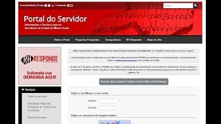 Identificador contracheque servidor MG [upl. by Terrye]