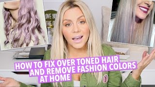 How To Fix Over Toned Hair At Home [upl. by Ialokin]