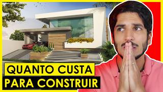 QUANTO CUSTA CONSTRUIR UMA CASA [upl. by Terryl]