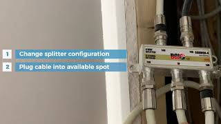 How to ACTIVATE a COAX OUTLET [upl. by Ettezzil]