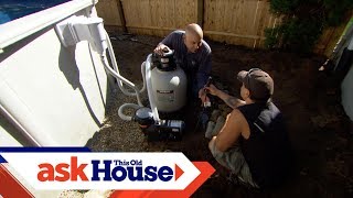 How to Wire an Above Ground Pool Pump  Ask This Old House [upl. by Eatnwahs740]