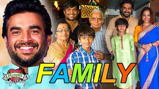 R Madhavan Family With Parents Wife Son amp Near [upl. by Rendrag]