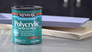 Crystal Clear Protective Finish  Minwax [upl. by Aronle336]