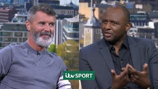 Roy Keane and Patrick Vieira best bits from France v Germany  ITV Sport [upl. by Nagiam]