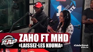 Zaho quotLaissezles koumaquot feat MHD en live PlanèteRap [upl. by Petronille867]