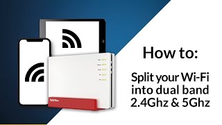 Split WiFi into dual band 24Ghz amp 5Ghz  channel selection [upl. by Gorges]