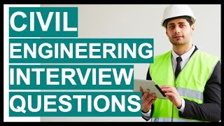 CIVIL ENGINEERING INTERVIEW QUESTIONS AND ANSWERS Become A Civil Engineer [upl. by Samella]