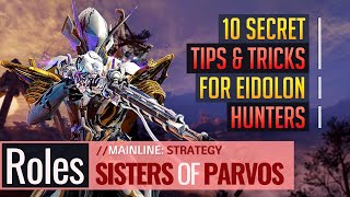 Warframe  10 ADVANCED SECRET TIPS Eidolon Hunting [upl. by Dosia]