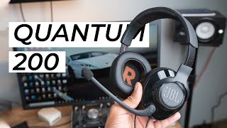 JBL Quantum 200 Review  Gaming Headphones Review [upl. by Donny]