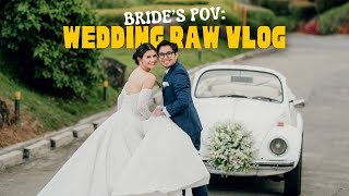 RAW WEDDING VLOG  Jen Barangan [upl. by Luar]