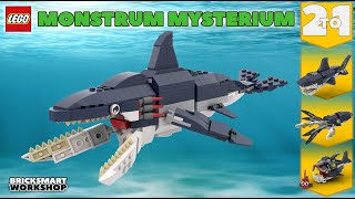 Monstrum Mysterium MOC LEGO 31088 2 to 1 Alternate Digital Build [upl. by Acinomahs]