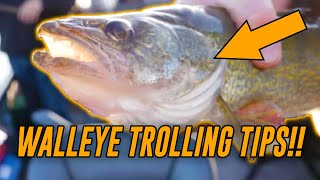 WALLEYE Fishing 101  HOW TO Troll For Walleye EASY [upl. by Rape]