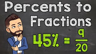 Converting Percents to Fractions [upl. by Okihcas]