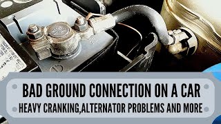 Bad Ground Connection On CarsMeaningSymptoms Diagnosing and Solving The Problem [upl. by Dow]