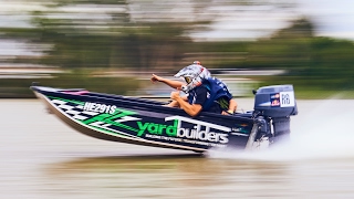 Souped Up 30hp Dinghy Racing at the Riverland Dinghy Derby [upl. by Seamus335]