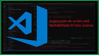 Visual studio code  la ejecución de scripts está deshabilitada en este sistema  Power Shell [upl. by Yakcm206]