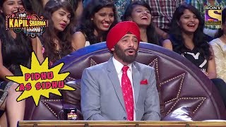 Sunil Grover aka Pidhu As Navjot Singh Sidhu  The Kapil Sharma Show [upl. by Anneehs]