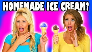 Ice Cream Challenge Taste Testing Yummy amp Weird Flavors Like Shrimp amp Garlic Totally TV [upl. by Nordin]