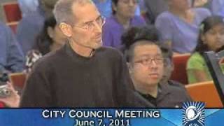 Steve Jobs Presents to the Cupertino City Council 6711 [upl. by Atilek]