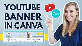 How to Make a YouTube Banner StepbyStep CANVA TUTORIAL [upl. by Attenyw]