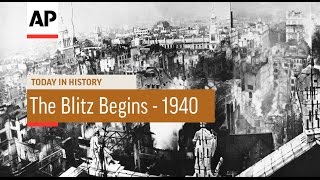 The Blitz Begins  1940  Today in History  7 Sept 16 [upl. by Aurita713]