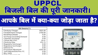 UPPCL Electricity Bill Complete Detail Explained With All Charges and Calculation [upl. by Melamie698]