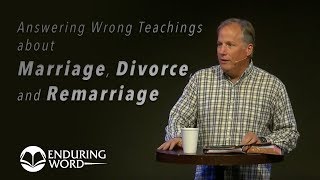 Marriage Divorce amp Remarriage According To The Bible [upl. by Breed429]