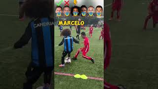 Messi VS Mbappe VS Marcelo VS Vini Jr VS Neymar VS Ronaldo Kids Skills Challenge [upl. by Egerton]