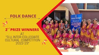 FOLK DANCE OU Intercollegiate Cultural competition 202223 [upl. by Arrekahs]