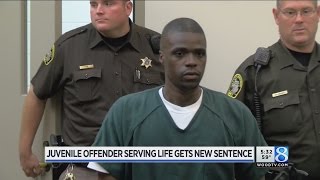 Juvenile offender serving life gets new sentence [upl. by Aurita]