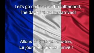 La Marseillaise  France National Anthem EnglishFrench lyrics [upl. by Sidnak]