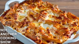 how to make BAKED ZITI PASTA AL FORNO [upl. by Nois926]