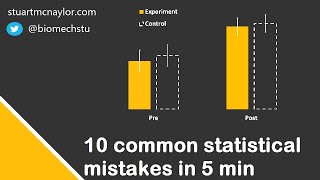 Ten Statistical Mistakes in 5 Min [upl. by Kcirredal767]