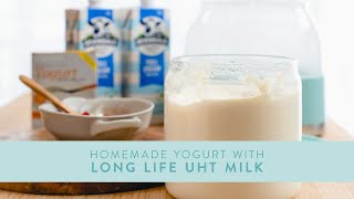 Easy homemade yogurt with UHTLong life milk [upl. by Albertine]