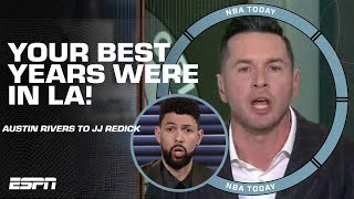 Austin Rivers responds to JJ Redick calling out Doc Rivers for Bucks’ struggles  NBA Today [upl. by Jessamyn]