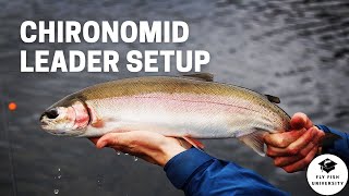 Chironomid Leader Setup in 3 minutes [upl. by Sirob811]