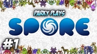 Lets Play Spore Herbivore  Part 1  Parkystany [upl. by Pia907]