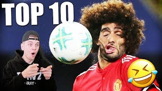 TOP 10 GRAPPIGSTE VOETBAL MOMENTEN OOIT [upl. by Enelkcaj]