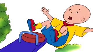 Caillou Falls Off Seesaw  Caillou Cartoon [upl. by Nema]