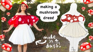 🍄 🍄 making a mushroom dress 🍄 🍄 [upl. by Bertrand673]