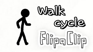 How to animate a walk cycle on FlipaClip [upl. by Zasuwa800]