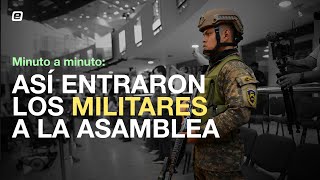 Así fue como el ejército militarizó la Asamblea Legislativa de El Salvador [upl. by Cyndy]